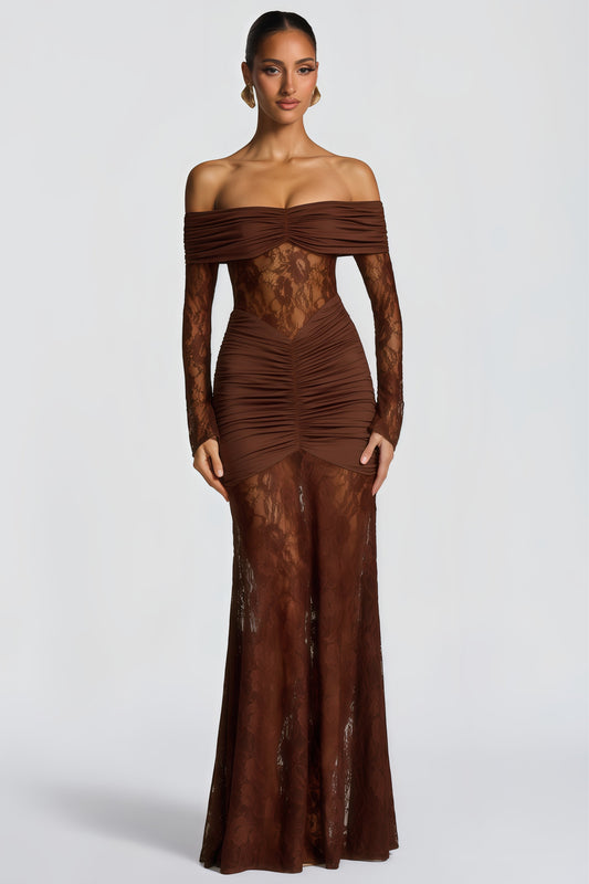 Brigitte maxi sukienka