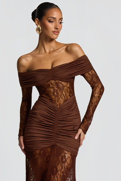 Brigitte maxi sukienka